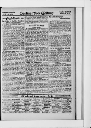 Berliner Volkszeitung vom 14.06.1917