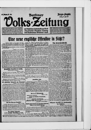 Berliner Volkszeitung vom 15.06.1917