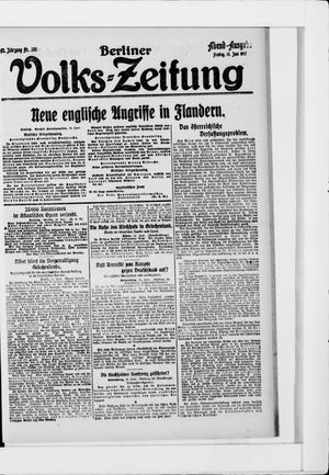 Berliner Volkszeitung vom 15.06.1917