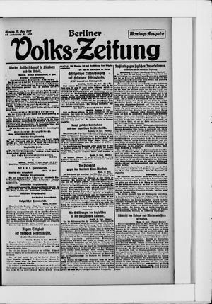 Berliner Volkszeitung vom 18.06.1917