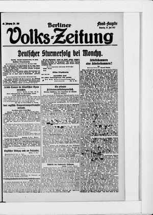 Berliner Volkszeitung on Jun 19, 1917