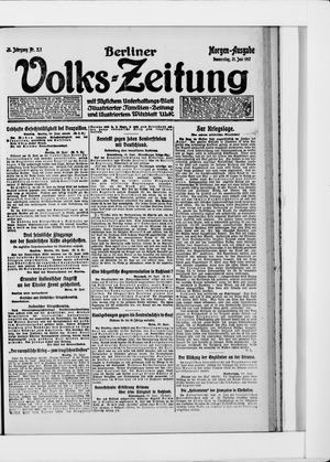 Berliner Volkszeitung vom 21.06.1917