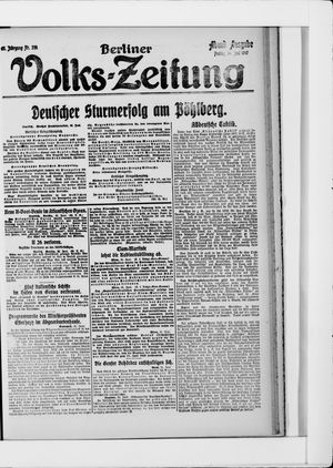 Berliner Volkszeitung vom 22.06.1917