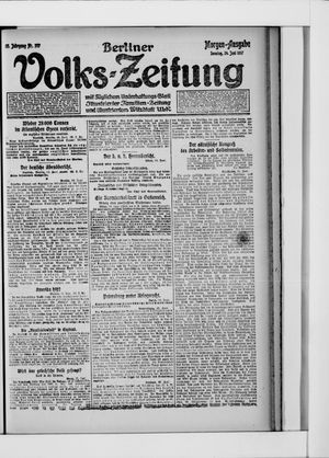 Berliner Volkszeitung vom 24.06.1917