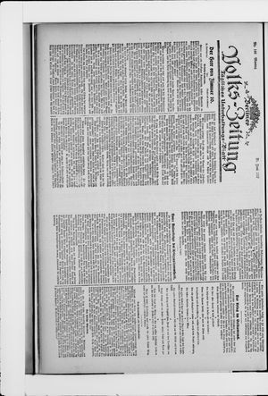 Berliner Volkszeitung vom 25.06.1917