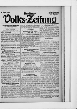 Berliner Volkszeitung vom 25.06.1917