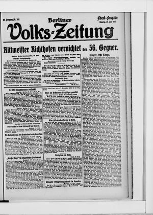 Berliner Volkszeitung vom 26.06.1917