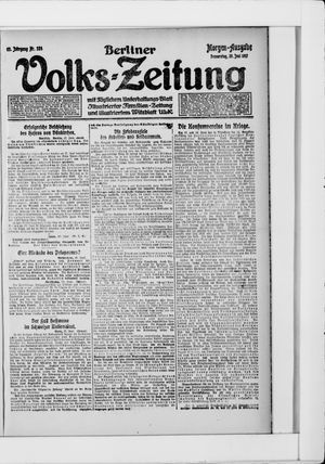 Berliner Volkszeitung on Jun 28, 1917