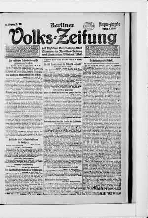 Berliner Volkszeitung vom 01.07.1917