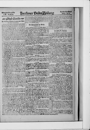 Berliner Volkszeitung vom 01.07.1917