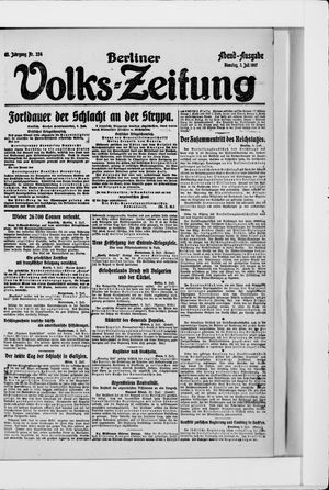 Berliner Volkszeitung vom 03.07.1917