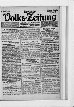 Berliner Volkszeitung vom 08.07.1917