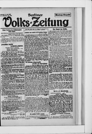 Berliner Volkszeitung on Jul 9, 1917