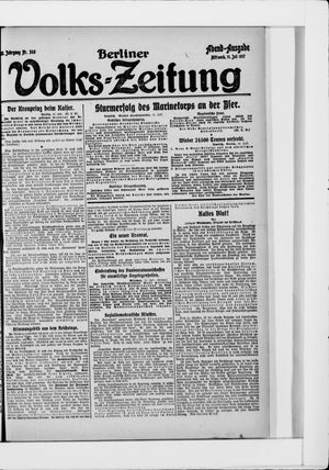 Berliner Volkszeitung vom 11.07.1917
