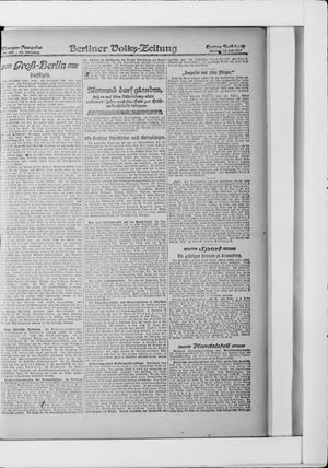 Berliner Volkszeitung vom 13.07.1917