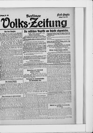 Berliner Volkszeitung vom 13.07.1917