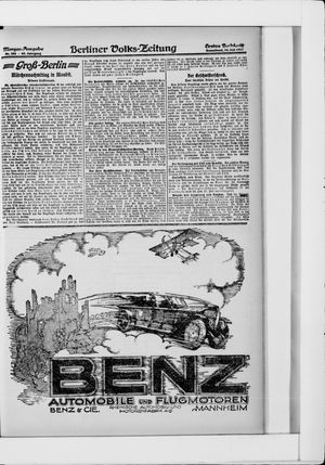 Berliner Volkszeitung vom 14.07.1917