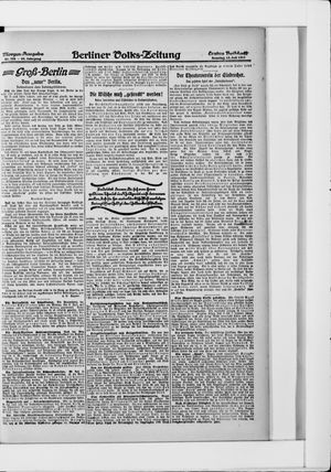 Berliner Volkszeitung vom 15.07.1917