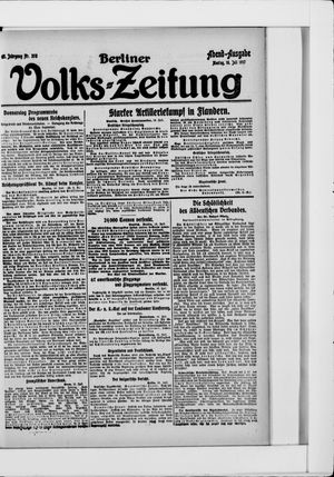 Berliner Volkszeitung vom 16.07.1917