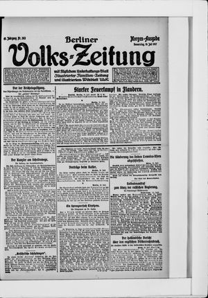 Berliner Volkszeitung vom 19.07.1917