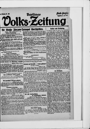 Berliner Volkszeitung on Jul 21, 1917