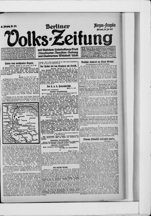 Berliner Volkszeitung vom 25.07.1917