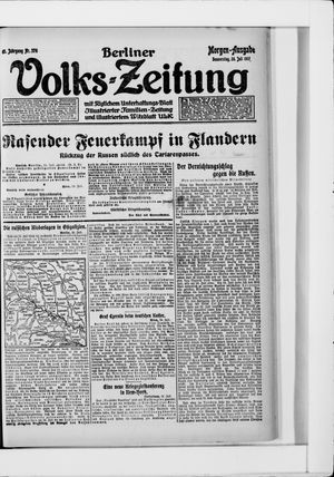 Berliner Volkszeitung vom 26.07.1917