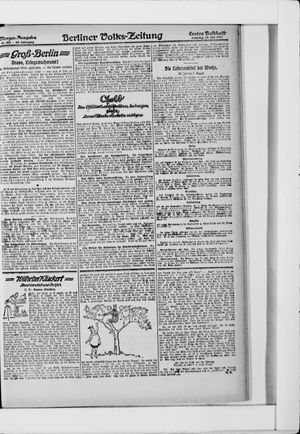 Berliner Volkszeitung vom 29.07.1917
