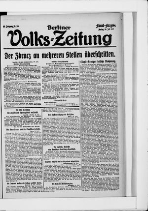 Berliner Volkszeitung vom 30.07.1917