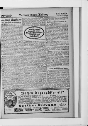 Berliner Volkszeitung vom 31.07.1917