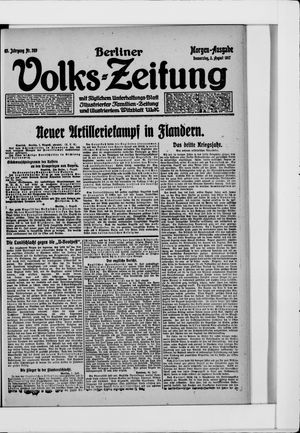 Berliner Volkszeitung vom 02.08.1917