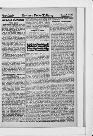 Berliner Volkszeitung vom 03.08.1917