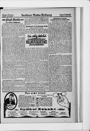 Berliner Volkszeitung vom 10.08.1917