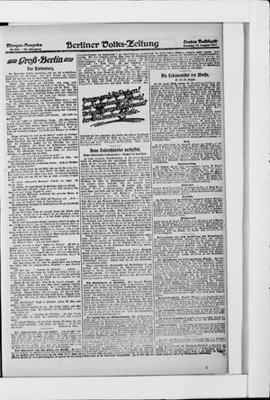 Berliner Volkszeitung on Aug 19, 1917