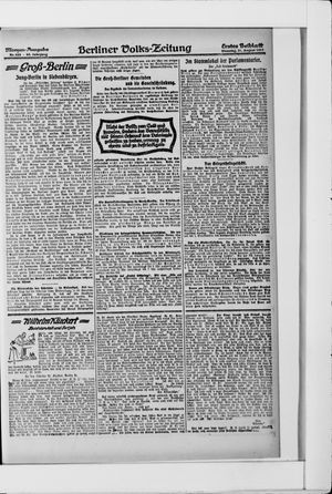 Berliner Volkszeitung vom 21.08.1917