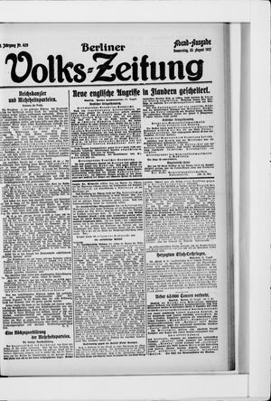 Berliner Volkszeitung vom 23.08.1917