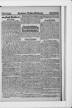 Berliner Volkszeitung vom 28.08.1917