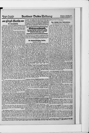 Berliner Volkszeitung on Sep 2, 1917