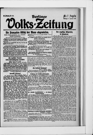 Berliner Volkszeitung vom 11.09.1917