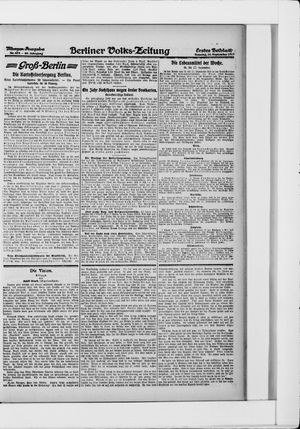 Berliner Volkszeitung vom 16.09.1917