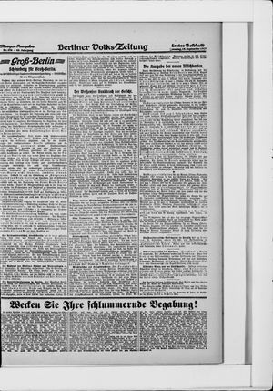 Berliner Volkszeitung vom 18.09.1917