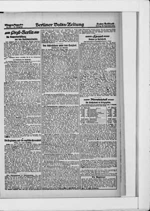 Berliner Volkszeitung on Sep 28, 1917