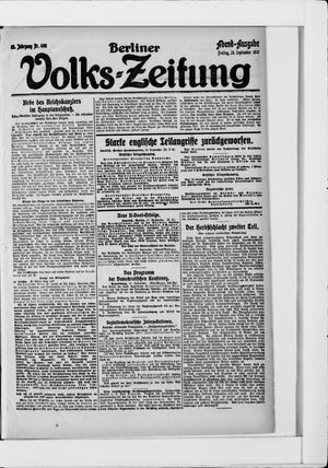 Berliner Volkszeitung vom 28.09.1917