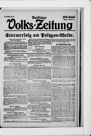 Berliner Volkszeitung vom 02.10.1917