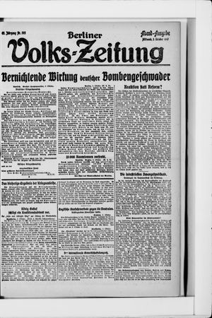 Berliner Volkszeitung vom 03.10.1917