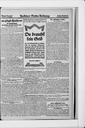Berliner Volkszeitung vom 04.10.1917