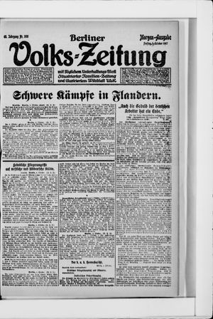 Berliner Volkszeitung on Oct 5, 1917