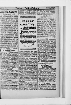 Berliner Volkszeitung vom 07.10.1917