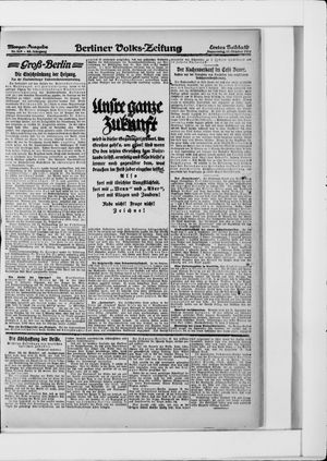Berliner Volkszeitung on Oct 11, 1917
