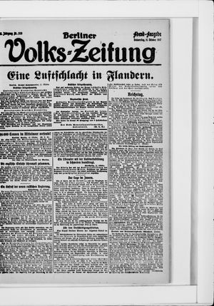 Berliner Volkszeitung on Oct 11, 1917